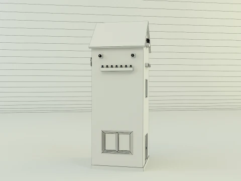Old transformer building 3D Model