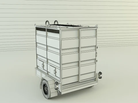 Trailer 68 model 3D Model