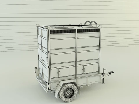 Trailer 68 model 3D Model