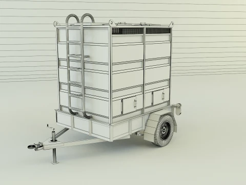 Trailer 68 model 3D Model