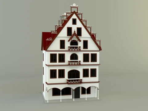 Vollmer building 3D Model