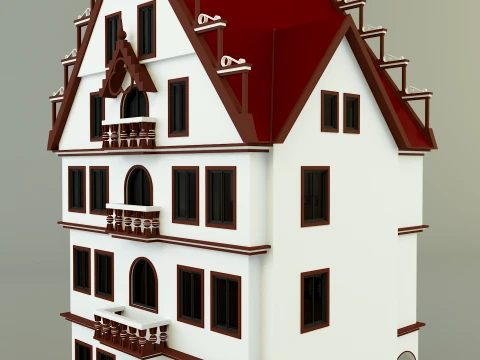Vollmer building 3D Model