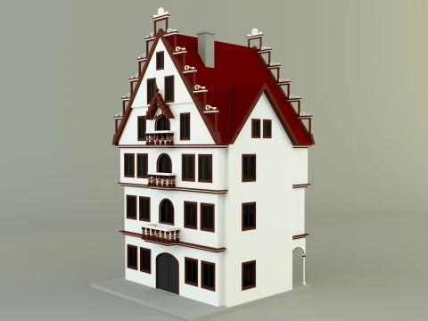 Vollmer building 3D Model