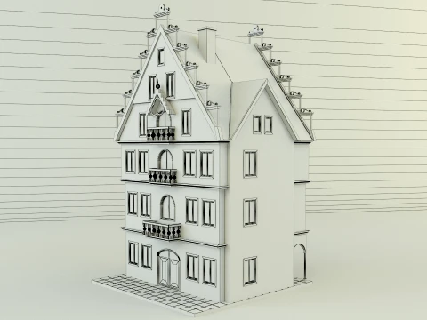 Vollmer building 3D Model