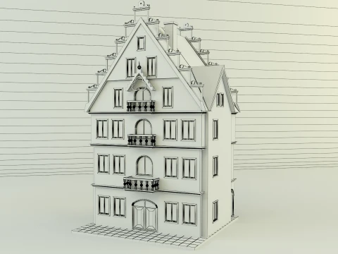 Vollmer building 3D Model
