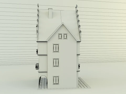 Vollmer building 3D Model