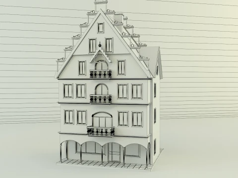 Vollmer building 3D Model
