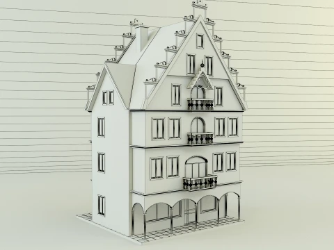 Vollmer building 3D Model