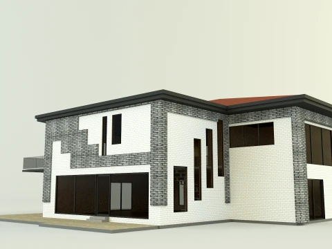 Modern villa 365 3D Model