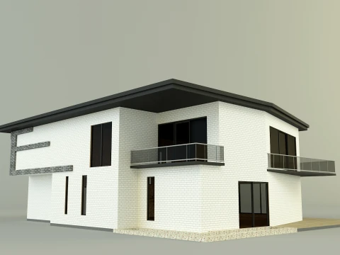 Modern villa 365 3D Model