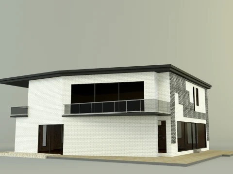 Modern villa 365 3D Model