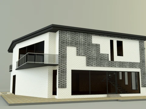 Modern villa 365 3D Model