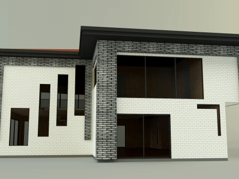 Modern villa 365 3D Model