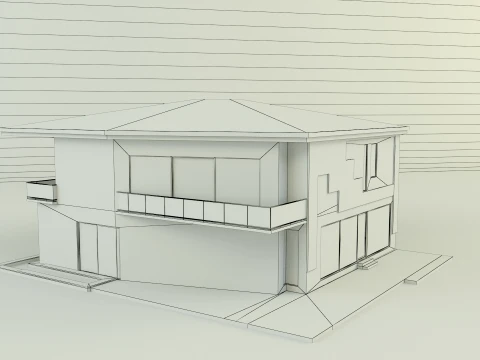 Modern villa 365 3D Model