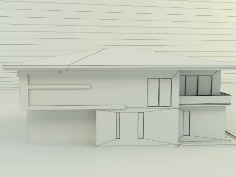 Modern villa 365 3D Model