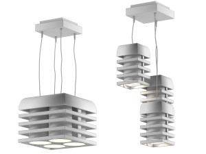 collection -wooden chandelier02 3D Model