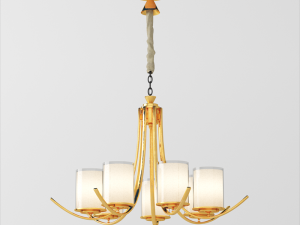 modern chandelier00 3D Model