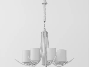 modern chandelier00 3D Model
