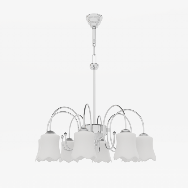 modern chandelier01 3D Модель .c4d .max .obj .3ds .fbx .stl .blend 