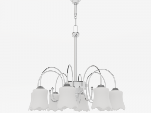 modern chandelier01 3D Model