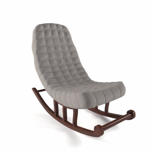 rocking sofa 3D Model .c4d .max .obj .3ds .fbx .stl .blend 