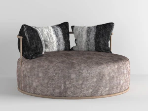 sof&aacute; moderno Modelo 3D