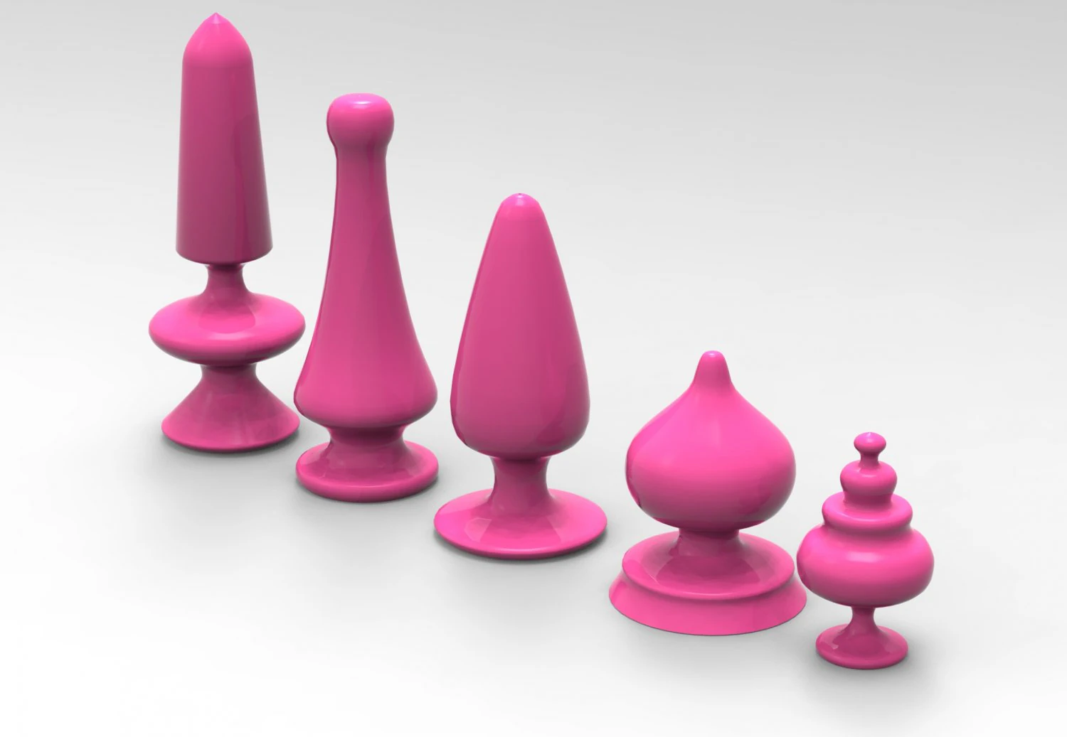 Adult toy plug 3D Model .c4d .max .obj .3ds .fbx .stl .blend 