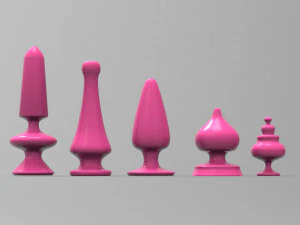 Adult toy plug 3D Model