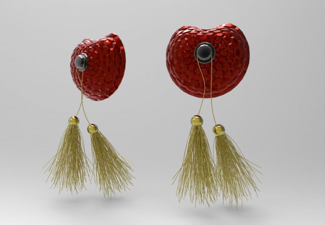 diamante nipple tassel 3D Model .c4d .max .obj .3ds .fbx .stl .blend