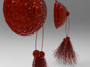 diamante nipple tassel 3D Model
