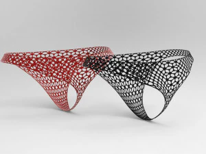 Biancheria intima di pizzo Modello 3D