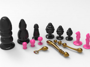 14 adult toy plug Model 2022 Modèle 3D