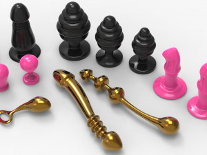 14 adult toy plug Model 2022 3D 모델