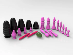 Колекція іграшок для дорослих 3D Модель