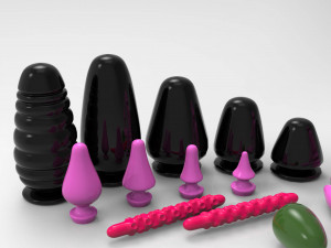Adult toys Collection 3D Модель