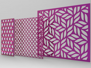 Partition panel 3D Model