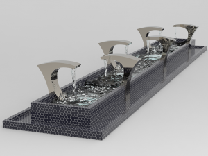 5 model Fountain Model 3D