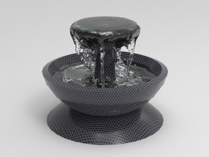 5 model Fountain Model 3D