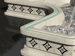 Fountain 1 3D 모델