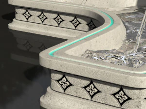 Fountain 1 3D Model