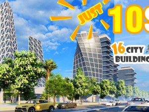 City Building Modelo 3D