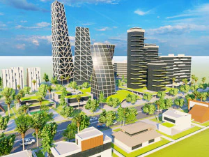 City Building 3D Model