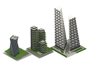 City Building 3D Model