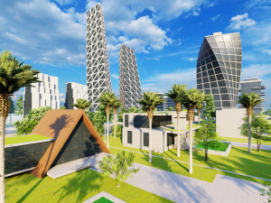 City Building 3Dモデル