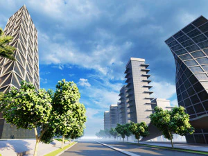 City Building 3D Model