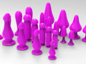 Giocattoli per adulti pronti per la stampa Modello di stampa 3D