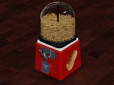 Peanut dispenser Modelo 3D