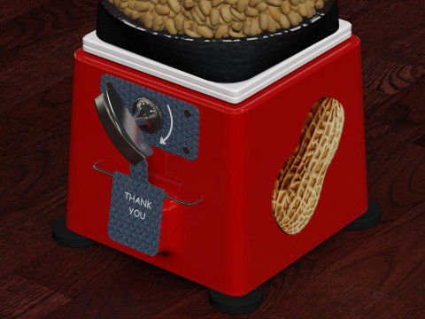 Peanut dispenser 3D मॉडल