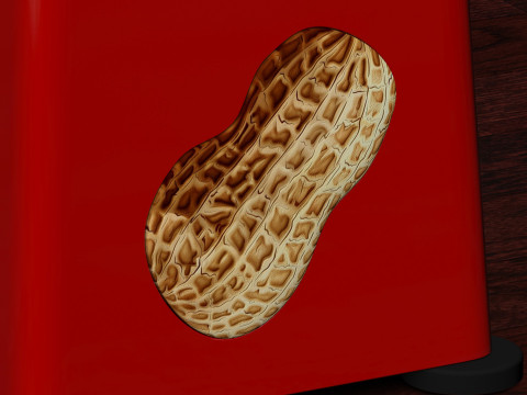 Peanut dispenser 3D मॉडल