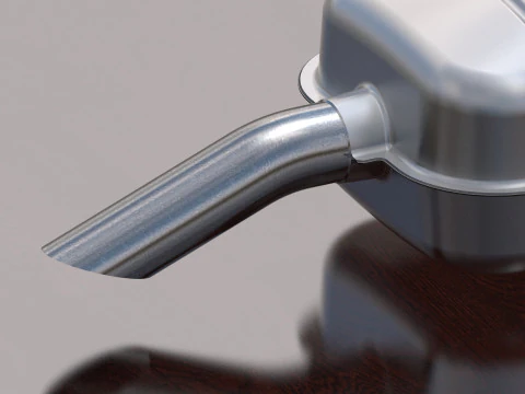 Silenciador trasero Modelo 3D